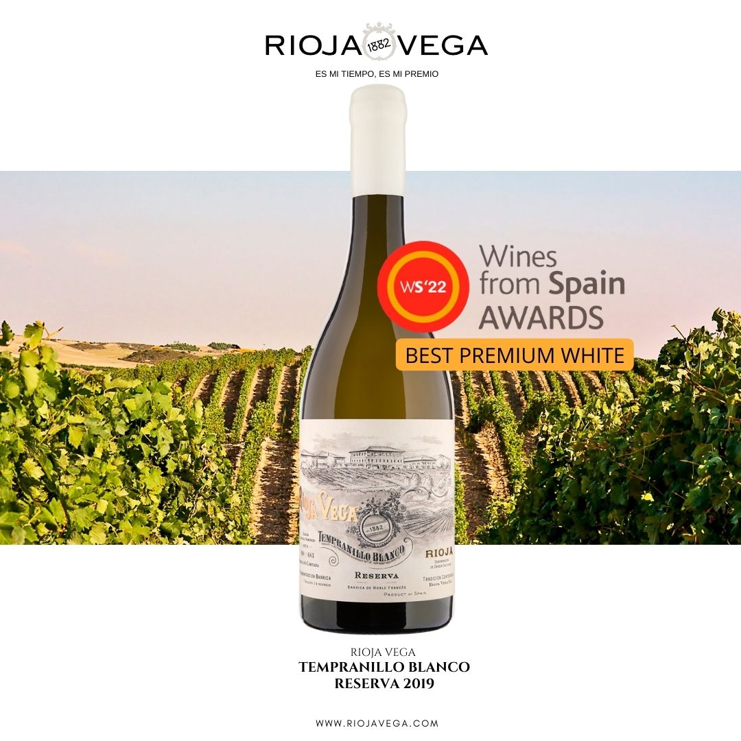 Rioja Vega Tempranillo Blanco Reserva 2019 – ‘Mejor Vino Blanco Premium’