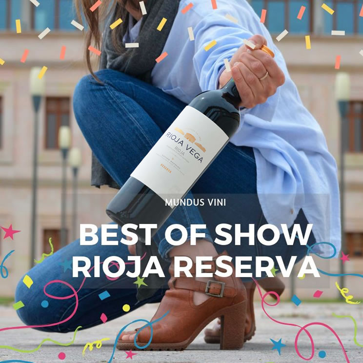 Mundus Vini Best of Show Rioja Reserva y Medalla de Oro Rioja Vega Reserva 2014