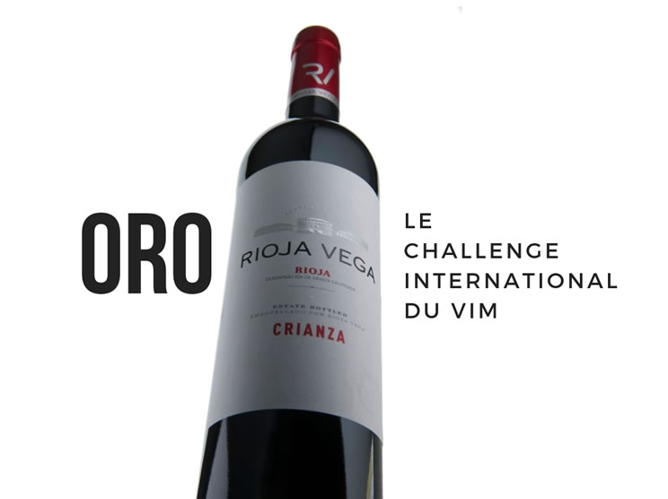 Rioja Vega Crianza 2016 Gold Medal Challenge International Du Vin